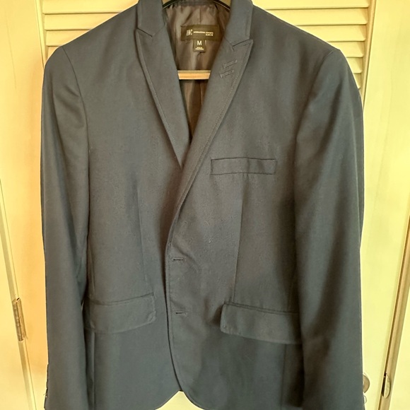 INC International Concepts Navy Blazer Size M Slim Fit - Picture 1 of 5